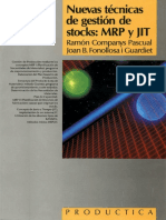 Nuevas Técnicas de Gestión de Stocks MRP y JIT PDF