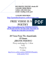 List of FREE Erotic Poetry Books by Gamahucher Press