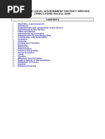 The Punjab Local Government District Service (Tma) Cadre Rules, 2005