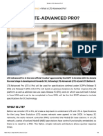 What is LTE-Advanced Pro