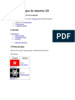 Lista de Grupos de Simetría 2D: From Wikipedia, The Free Encyclopedia