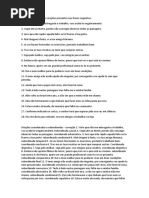 Sublinhe e Classifica as Orações Presentes Nas Frases Seguintes