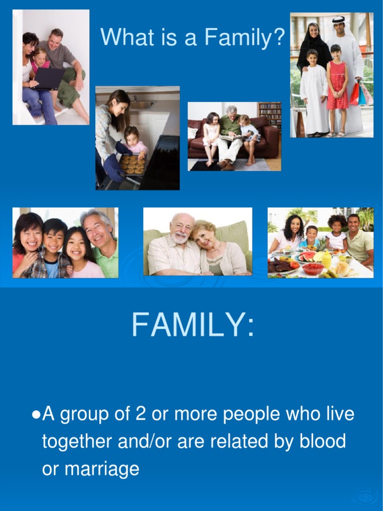 Types of Families Ppt Stepfamily Single Parent