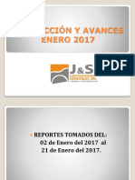 Producción y Avances Enero 2017