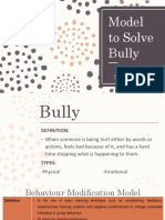 Model To Solve Bully