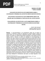 Download AVALIAO DA AUTO-HEMOTERAPIA SOBRE A CICATRIZAO EM RATOS WISTAR by Olivar SN35522298 doc pdf