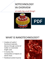 Nanotechnology An Overview: The Next Really Big Small Thing!!