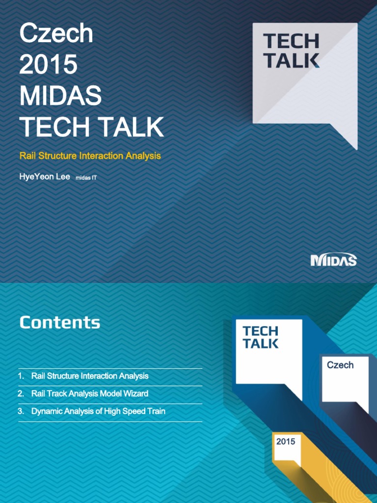 Czech Midas Techtalk Rail Structure Interaction Analysis Pdf Track