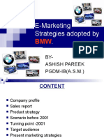 E-Marketing Strategies Adopted by .: BY-Ashish Pareek PGDM-IB (A.S.M.)