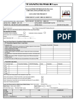 Loop Check Sheet Sol Valve