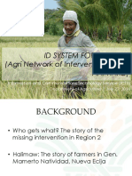 Agri Network of Interventions Card (ANI-Kard)