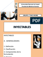 inyectables...