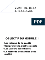 Management de la QUALITE TGP