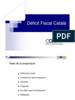 Deficit fiscal català