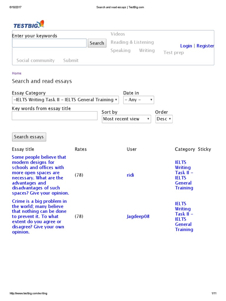 Contoh Soal Ielts Writing Task 2