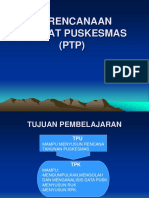 Kurikulum Perencanaan Tingkat Puskesmas (PTP)