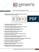 Bahasa Malaysia MSQ 1977 Short Form