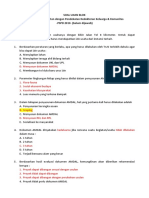 Hapalan Soal Ujian Blok Pengelolaan Kesehatan Dengan Pendekatan Kedokteran Keluarga Dan Komunitas Angkatan 2010 (Balum Dijawab)