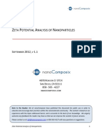 Nanocomposix Guidelines For Zeta Potential Analysis of Nanoparticles PDF