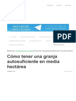 Cómo Tener Una Granja Autosuficiente en Media Hectárea