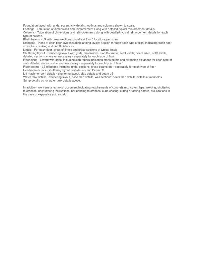 Foundation Layout With Grids | PDF