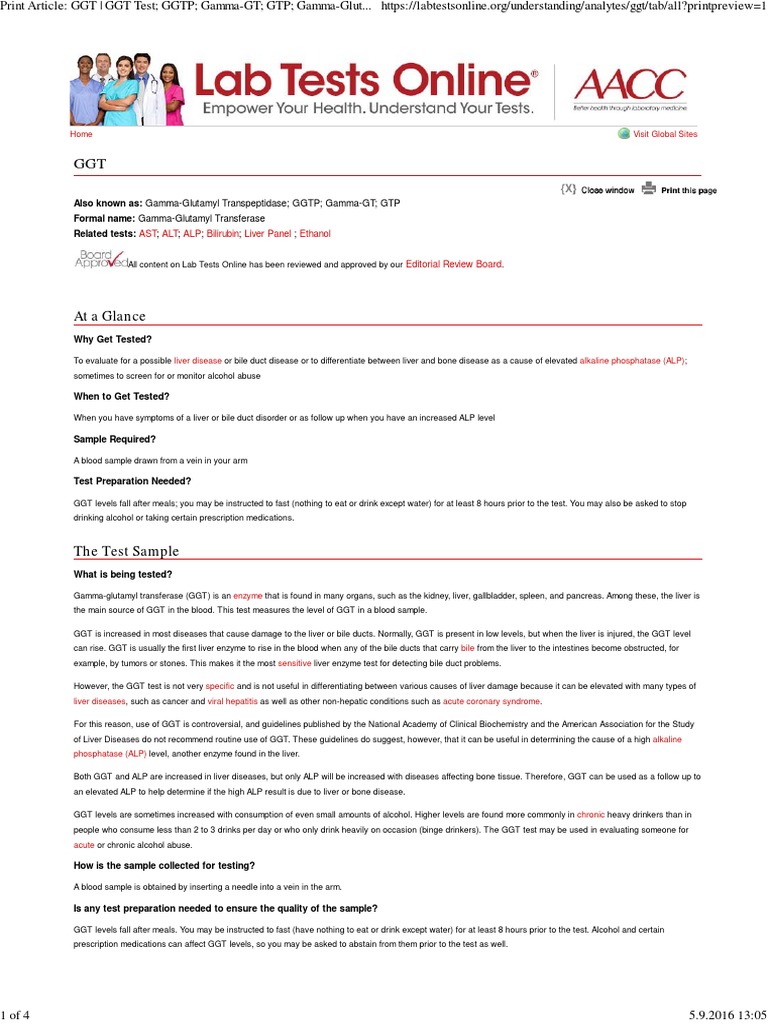 GGT Test GGTP GammaGT GTP GammaGlutamyl Transferase GammaGlutamyl