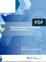 Manual Base para La Evaluacion de Politicas Publicas PDF