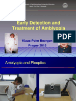 Early Detection and Treatment of Amblyopia in Children