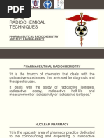 Radiochemical Techniques