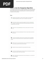 How to Use the Hungarian Algorithm_ 10 Steps (With Pictures)