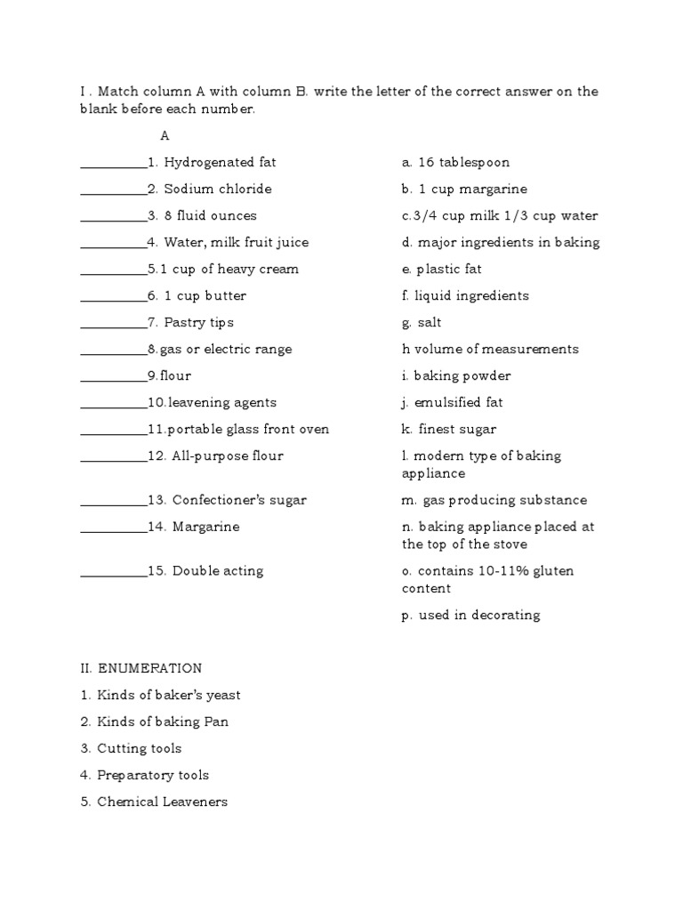 Exam Bread and Pastry PDF