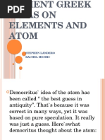 Download Ancient Greek Ideas on Elements and Atom by Stephen Landero SN355257786 doc pdf