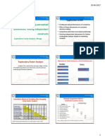 Explanatory Factor Analysis AMMR