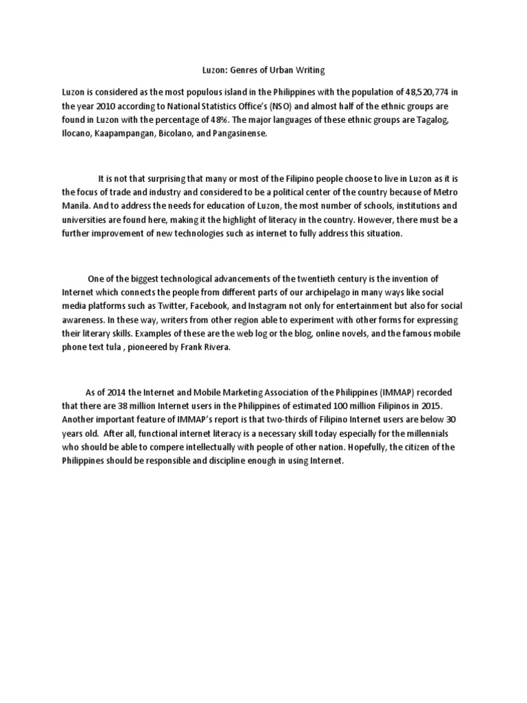 Luzon Pdf Luzon Philippines