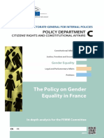 The Policy on Gender Equality in France