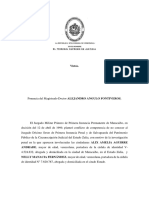 SC Penal 2000 - La Jurisdicción Militar Según Reiterada Jurisprudencia Del Tribunal Supremo de Justicia Es de Excepción.