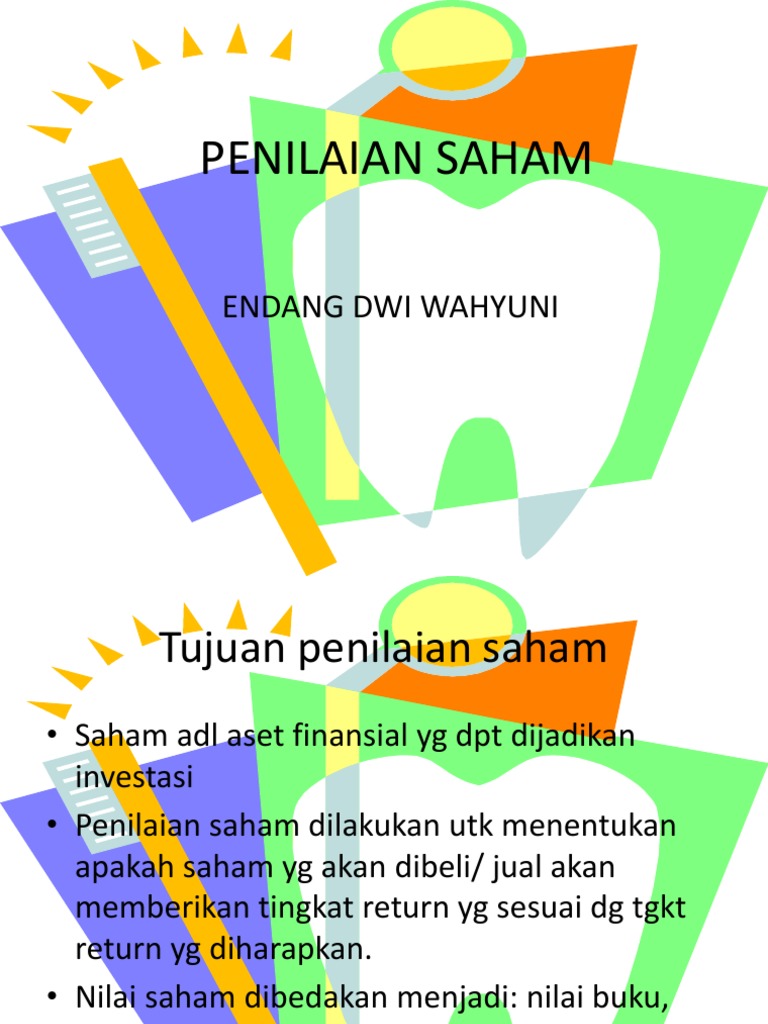 Contoh Soal Saham Ppt