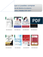 Catalogo de Libros Favoritos y Bolsillo 2016-2017