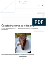 Čokoladna Torta Sa Višnjama