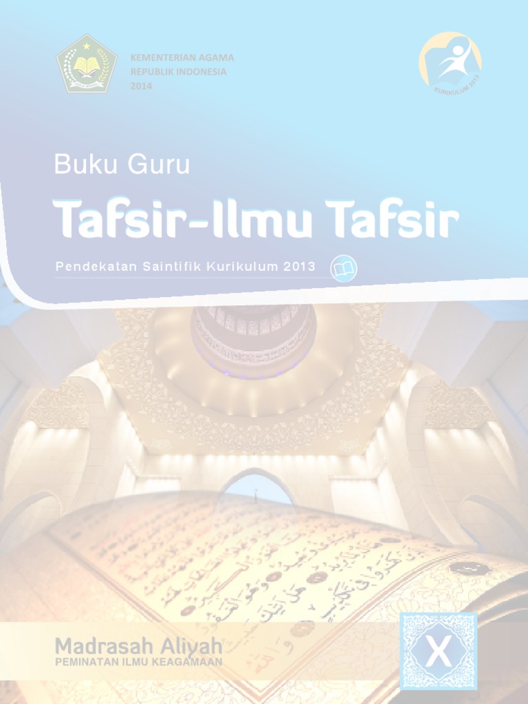 Buku Tafsir Ilmu Tafsir Kelas 10 Bermain Belajar