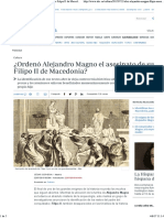 ¿Ordenó Alejandro Magno El Asesinato de Su Padre Filipo II de Macedonia
