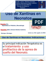 Uso de Xantinas en Neonatos- Teofilina - Aminofilina - Marco Bolaños.pptx