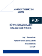 Metodos Termodinamicos en Simuladores de Proceso 23feb