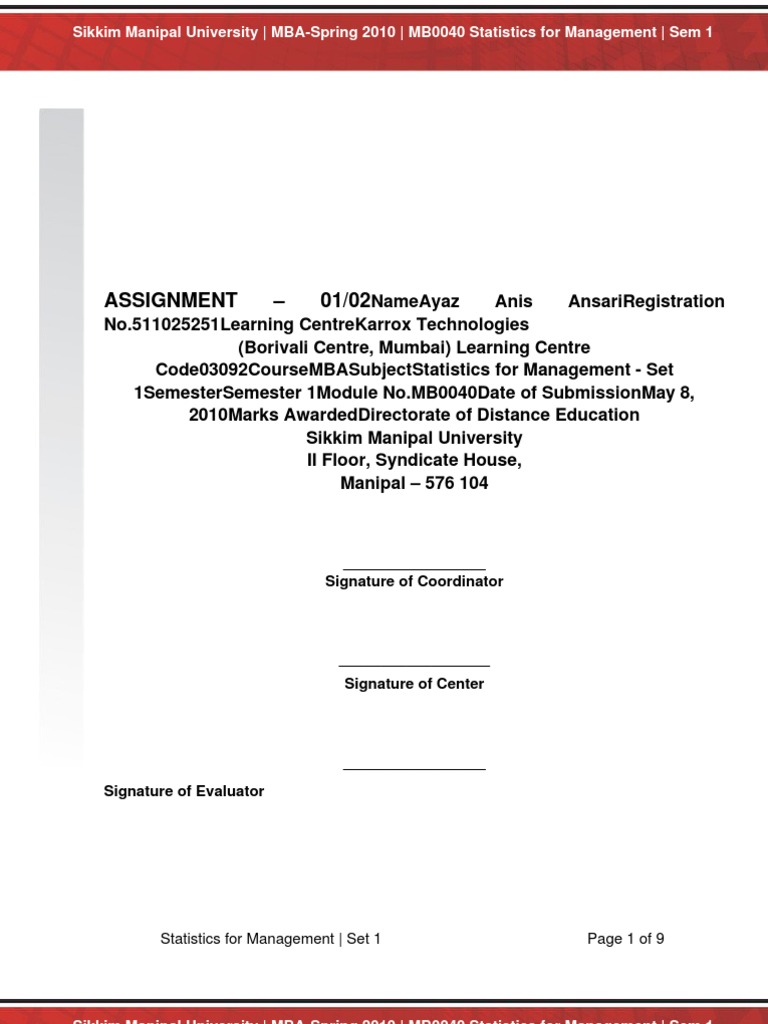 Mb0040 assignment