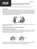 Materiais Para Ferramentas de Corte
