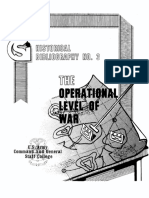 CSI Historical Bibliography No 3 - Operational Level of War