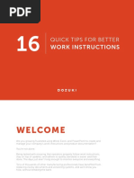 16 Quick Tips for Better Work Instructions Dozuki