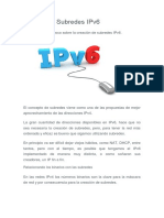 Cálculo de Subredes IPv6