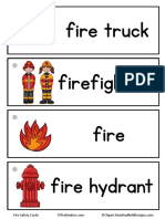 FireSafety Word Cards2 PDF