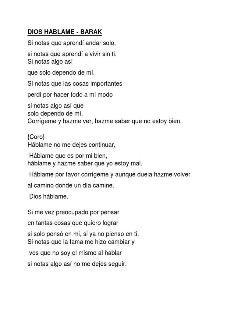 Dios Hablame Letras2.com lyrics, letras, letra musica, lyrics videos. dios hablame